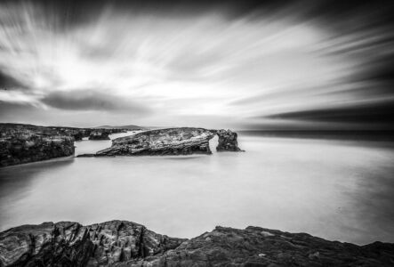 playa de las catedrales fotografía