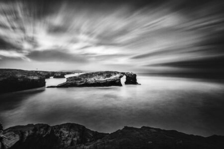 playa de las catedrales fotografía