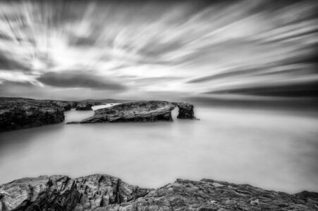 playa de las catedrales fotografía