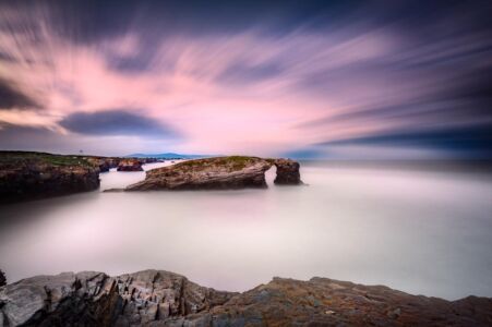 playa de las catedrales fotografía