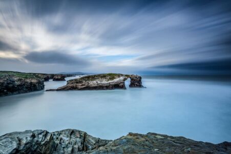 playa de las catedrales fotografía